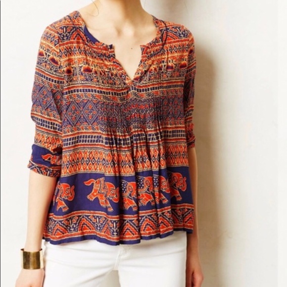 Anthropologie Tops - Anthropologie Vanessa Virginia Mahdia blouse